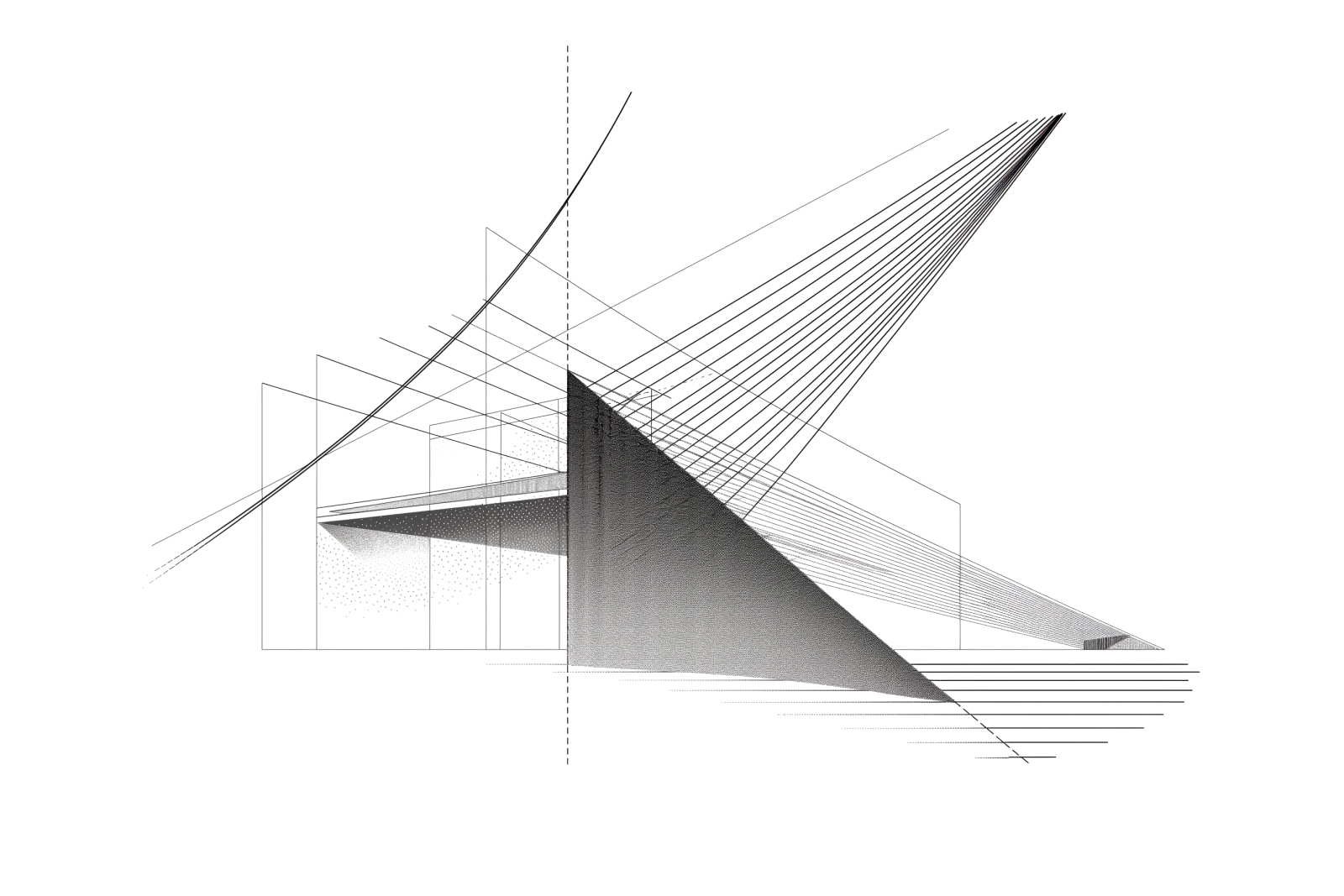 Architectural residential project with structural precision